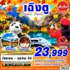ทัวร์จีน เฉิงตู นั่งรถไฟ จิ่วจ้ายโกว ปี้เผิงโกว ไม่ลงร้าน 6D4N บินFD เดินทาง ก.ย.-ต.ค. 69 ราคาเริ่ม 23,999 บาท