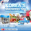 ทัวร์เกาหลี KOREA'S SNOWING SKI 5วัน3คืน  บินโลว์คอส เดินทาง ธ.ค.69-มี.ค. 70 ราคาเริ่ม 17,900 บาท