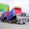สิบล้อดั้มพ์ HINO FM1A 344 แรง ปี 2563 + หางดั้ม 3เพลา อูุ่มุ่งเจริญ ปี 2563