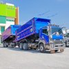 สิบล้อดั้มพ์ ISUZU FXZ 360 + หางดั้มพ์ สามเพลา อู่สหะกิจ ปี 59 จด 66