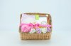 Newborn Gift Basket: Pink Set (Size S)