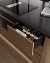 ชุดครัวอลูมิเนียม Built in พร้อมไอส์แลนด์ รุ่น 
