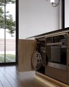 ชุดครัวอลูมิเนียม Built in พร้อมไอส์แลนด์ รุ่น 