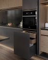 ชุดครัวอลูมิเนียม Built in พร้อมไอส์แลนด์ รุ่น 