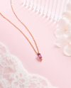 Side by Shine - Amethyst & White Topaz Necklace