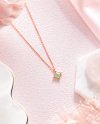 Starlit Glow - Green Quartz Necklace สร้อยคอหินนำโชค เสริมความสงบ สมาธิ เพิ่มสมดุลอารมณ์ ชัดเจนทางความคิด