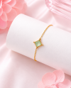 Starlit Glow - Green Quartz Bracelet สร้อยข้อมือหินนำโชค เสริมความสงบ สมาธิ เพิ่มสมดุลอารมณ์ ชัดเจนทางความคิด