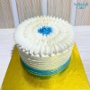 Vanila White Flower Cake