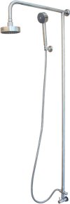 WS-7852P ชุดฝักบัวอาบน้ำแบบสายอ่อนและก้านแข็งพร้อมตัวปรับ