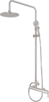 WS-8092 R SINGLE LEVER MIXER SHOWER SET L-SPOUT, HEAD SHOWER 8" WITH DIVERTER FOR HAND SHOWER