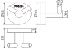 KB-15-132-63 ขอแขวนผ้าคู่ (สแตนเลส 304)