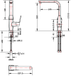 KF-30-927-50 ก๊อกซิงค์ (ผสม) แบบติดเคาน์เตอร์