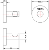 KB-11-111-50 ขอแขวนผ้า