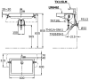 LW646JW/F อ่างล้างหน้า แบบฝังครึ่งเคาน์เตอร์