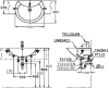 LW824CJW/F อ่างล้างหน้า แบบฝังครึ่งเคาน์เตอร์ รุ่น AVANTE