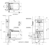 TCF403EA ฝารองนั่งอัตโนมัติ+ก้านฉีด+รีโมท