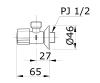 TX277SV1#PFG วาล์วเปิด-ปิดน้ำ
