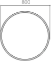 MR800 กระจกเงา ขนาด 80 CM. รุ่น MY REDIUS