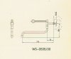 WS-0535-30 ก๊อกเดี่ยวอ่างล้างจาน แบบติดผนัง รุ่น NAN