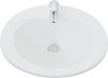 LW501R อ่างล้างหน้าฝังบนเคาน์เตอร์ (1 รูก๊อก)