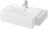 LW647CJT1W/F อ่างล้างหน้าฝังครึ่งเคาน์เตอร์