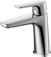 CT2341A ก๊อกผสมอ่างล้างหน้าพร้อมสายน้ำดี รุ่น STELLA ( CHROME )