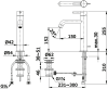 TX116LESV4DN ก๊อกผสมอ่างล้างหน้าแบบก้านโยก ทรง Semi-tall พร้อมสะดือป๊อปอัพ