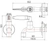 KF-47-401-50 ก๊อกล้างพื้น