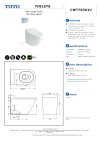 CWT763UV1 สุขภัณฑ์แบบตั้งพื้น (สำหรับหม้อน้ำซ่อนผนัง)