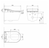 TCF802C2Z ฝารองนั่ง WASHLET พร้อมระบบฉีดชำระในตัว