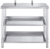 SH8071-1 ชั้นวางเตาสเตนเลส สตีล AISI 201 ขนาด 80 x 50 x 71 ซม.