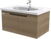 CLBF80V-CAAF ตู้เก็บของใต้อ่างล้างหน้าแบบแขวนผนัง รุ่น NEO MODERN 80V สี CAPPUCCINO