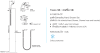 K-15821X-CP ชุดฝักบัวสายอ่อน 1 ระดับ รุ่น TREVIO 5B