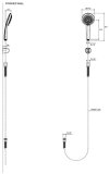 K-98947X-CP ชุดฝักบัวสายอ่อน 3 ระดับ รุ่น OVIA