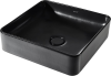 C00341(MBK) อ่างล้างหน้า แบบวางบนเคาน์เตอร์ รุ่น SENSATION SQUARE สี MATTE BLACK