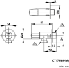 CT179N(HM) วาล์วเปิด-ปิดน้ำ (เซรามิควาล์ว)