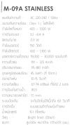 M-09A STAINLESS เครื่องเป่ามือ