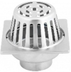 KA-58-837-WT ตะแกรงระบายน้ำแบบกลม (Roof drain) ต่อท่อ PVC ขนาด Ø 2-3.5 นิ้ว หน้าแปลน 4 นิ้ว (สเตนเลส 304)