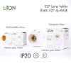 Liton Electric ขั้วแป้น E27  รุ่น BASE