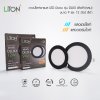 LED ดาวน์ไลท์พาแนล สีขาว รุ่น DLUX ฝังฝ้าทรงกลมสีดำ