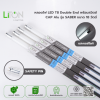 หลอดไฟ LED T8 Double End พร้อมสวิตซ์ ขั้วอลูมิเนียม รุ่น SABER ขนาด 18 วัตต์ แสงขาว (DAYLIGHT)