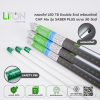 หลอดไฟ LED T8 Double End พร้อมสวิตซ์ ขั้วอลูมิเนียม รุ่น SABER PLUS ขนาด 30 วัตต์ แสงขาว (DAYLIGHT)