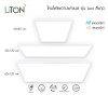 LiTON+ โคมไฟเพดานพาแนล รุ่น Luxi