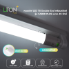 ชุดเซ็ท LED T8 Double End พร้อมสวิตซ์ รุ่น SABER PLUS ขนาด 45 วัตต์ แสงขาว (DAYLIGHT)