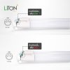 LiTON+ ชุดเซ็ทคู่ LED T8x2 Double End พร้อมสวิตซ์ รุ่นSABER PLUS 30วัตต์ เดย์ไลท์ (แสงขาว)