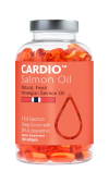 HBC Cardio Salmon Oil น้ำมันปลาแซลมอนธรรมชาติ 100% จากนอร์เวย์ (180 Softgels)