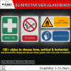 EG Refective Sign (Glass Beads)