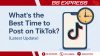 ลงคลิป TikTok เวลาไหนปังที่สุด? อัปเดตล่าสุด ลงคลิป TikTok เวลาไหนปังที่สุด? อัปเดตล่าสุด