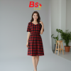 ชุดกระโปรง ลายสก็อต