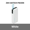 พาวเวอร์แบงค์ ZMI CUKTECH PB200N White